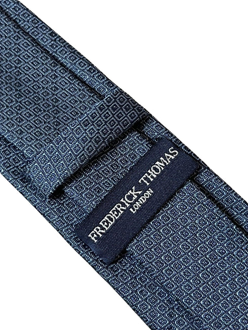 midnight blue grey tie with snakeskin design style effect